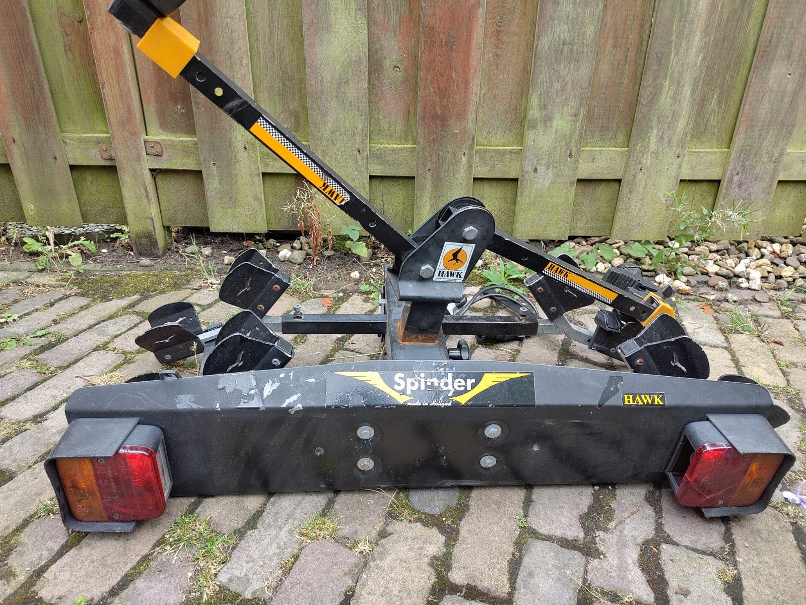 Hawk Spindler fietsdrager, Ophalen, 2 fietsen, Gebruikt, Trekhaakdrager