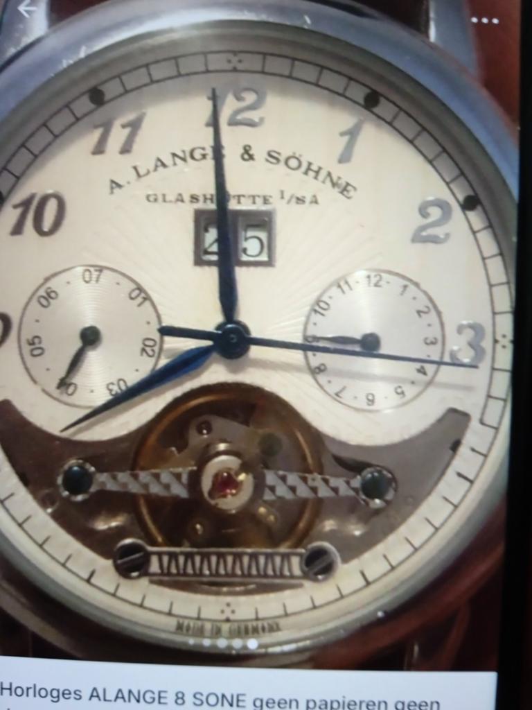Horloge A. Lange & Söhne - Particuliere verkoop, Verzenden, Gebruikt
