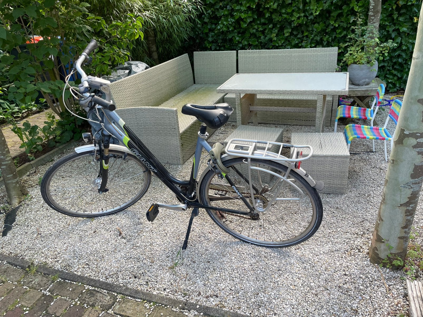 GIANT light series damesfiets met 7 versnellingen, Fietsen en Brommers, Ophalen, Gebruikt, Versnellingen, Schijfrem