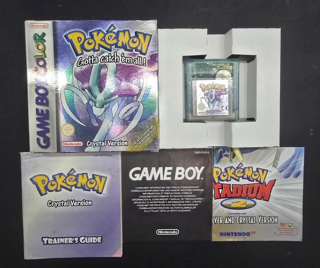 Pokemon Crystal compleet in doos+ boekje (CIB) goede staat, Avontuur en Actie, 1 speler, Ophalen of Verzenden, Zo goed als nieuw