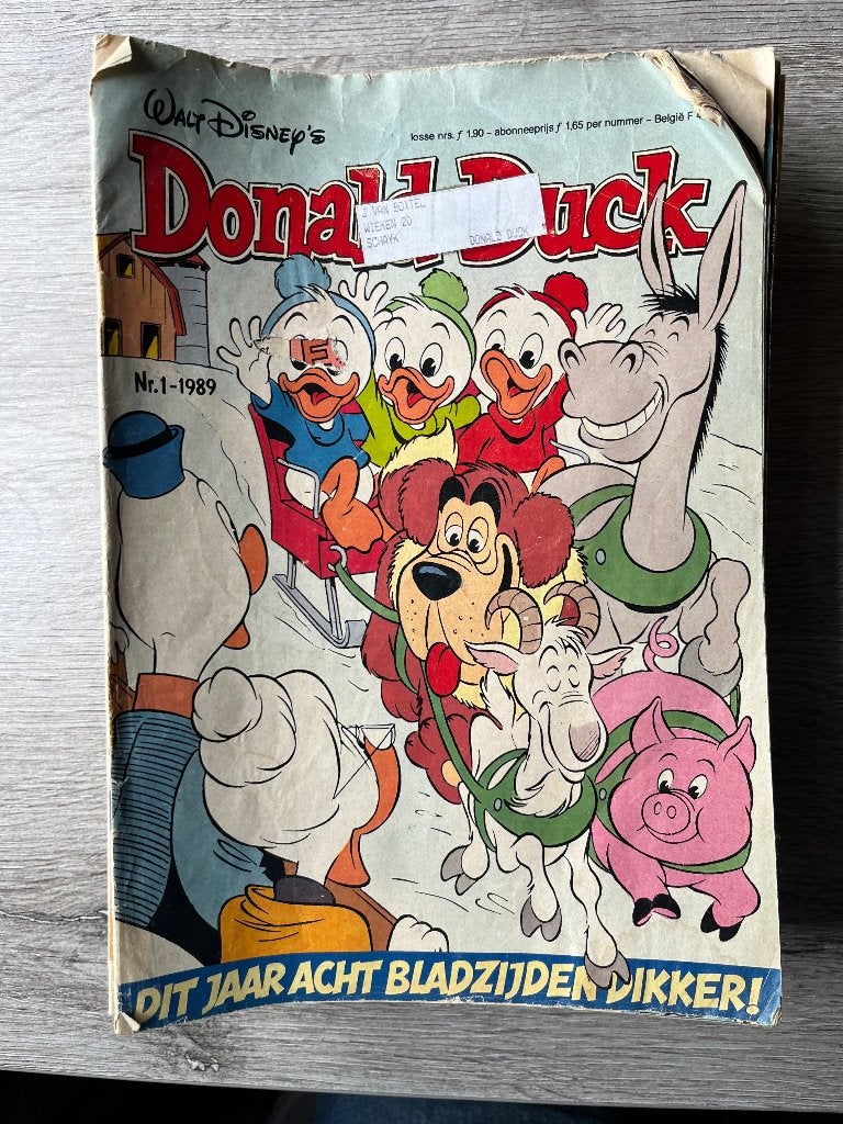 Strips Donald Duck jaargang 1989, Boeken, Gelezen, Amerika, Ophalen of Verzenden, Meerdere comics