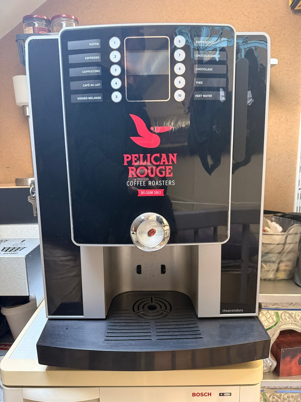 Pelican Rouge CINO Koffiemachine - Bean to Cup, Ophalen, Gebruikt, 10 kopjes of meer, Koffiemachine