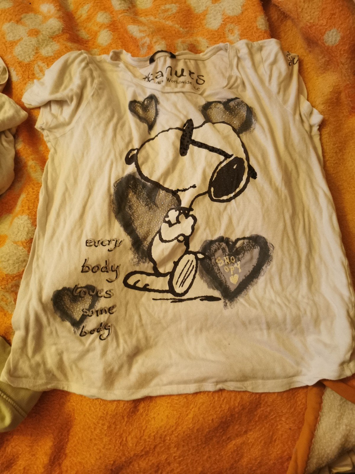 Snoopy T-shirt met korte mouwen - Maat 38/40 (M), Kleding | Dames, T-shirts, Maat 38/40 (M), Wit, Ophalen of Verzenden, Korte mouw