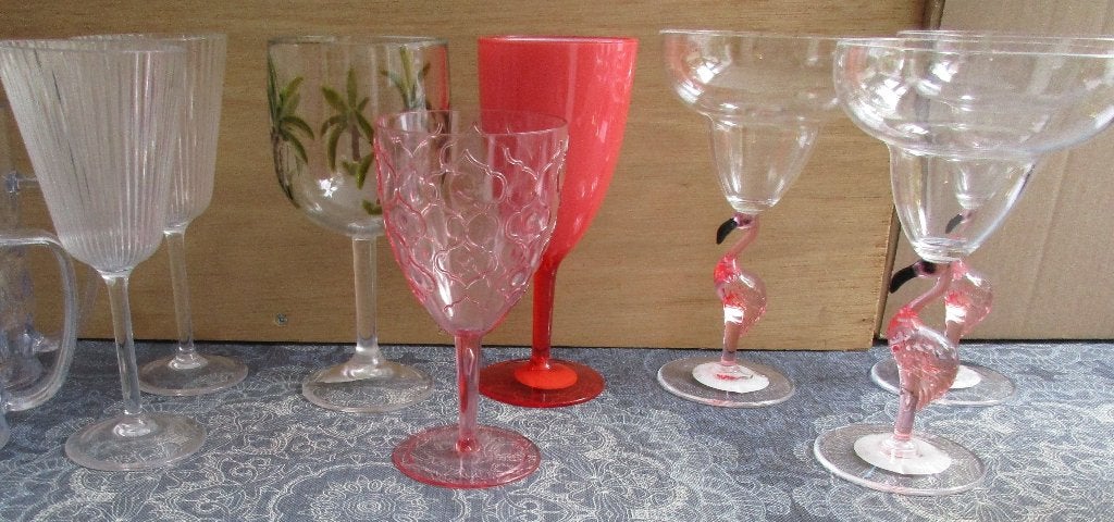 diverse nieuwe kunststof glazen, Ophalen of Verzenden, Nieuw, Overige typen