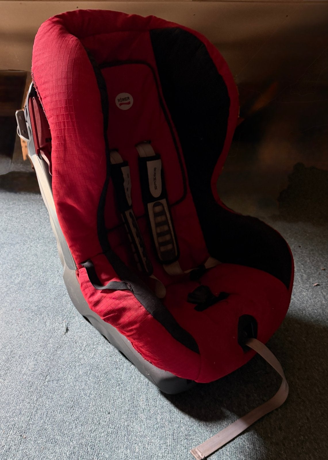 Römer King autostoel - rood/zwart, Ophalen, Romer, 9 t/m 18 kg, Zijbescherming