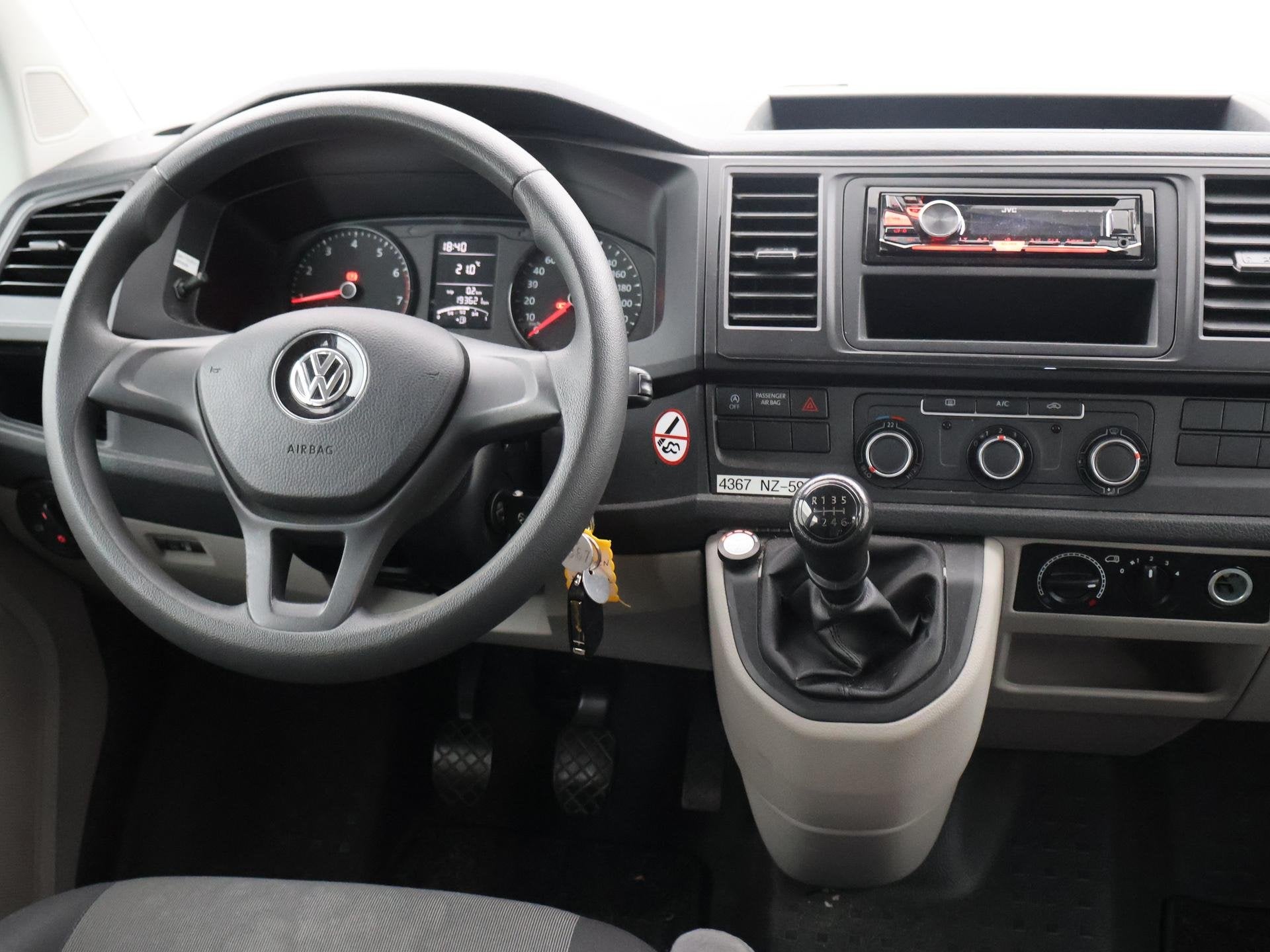 Volkswagen Transporter Kombi 2.0 TSI CNG AARDGAS L2H2 *EXCL., Auto's, Voorwielaandrijving, Stof, Gebruikt, 2500 kg