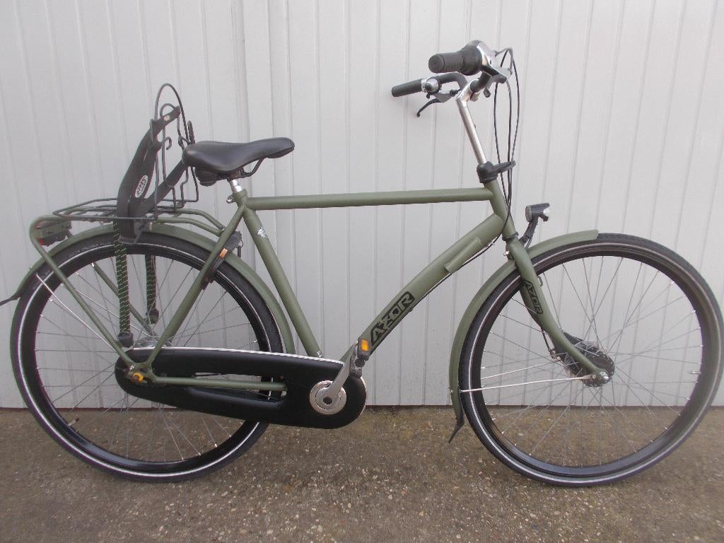 Azor fiets - framehoogte 55cm - rijklaar, Fietsen en Brommers, Fietsen | Heren | Herenfietsen, Gebruikt, Versnellingen, Ophalen