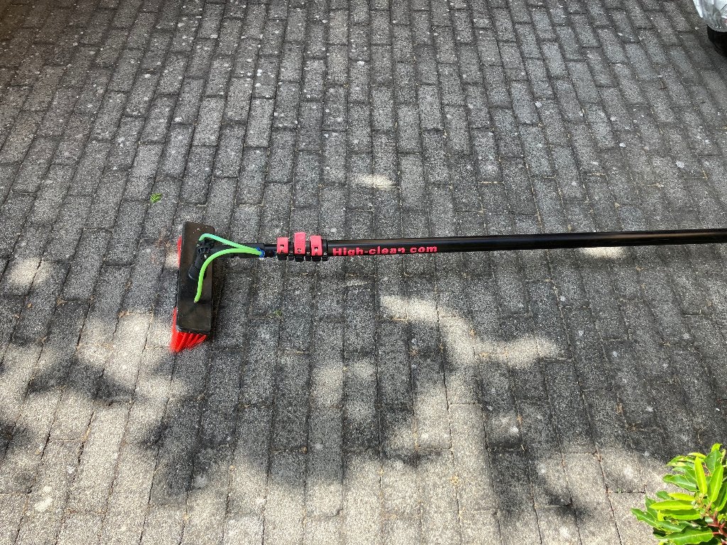 Telescoop Wasborstel ~7m, Ophalen, Raamwisser of Trekker