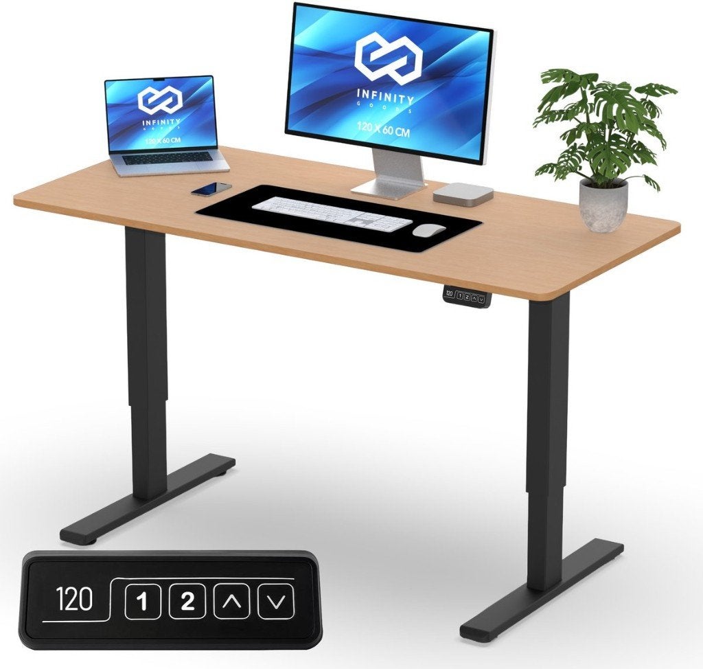 Zit-sta bureau - Ergonomisch en modern design, Huis en Inrichting, Ophalen, Zit-sta bureau, Hout, Elektrisch
