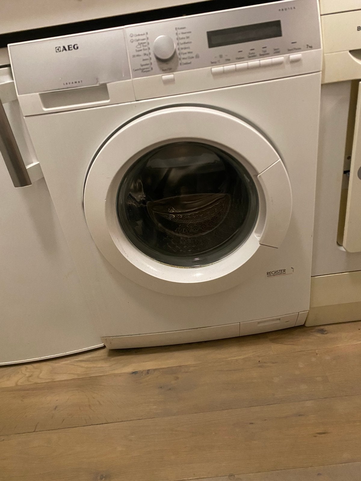 Wasmachine AEG, Witgoed en Apparatuur, Wasmachines, Ophalen, Gebruikt, Voorlader, Kort programma