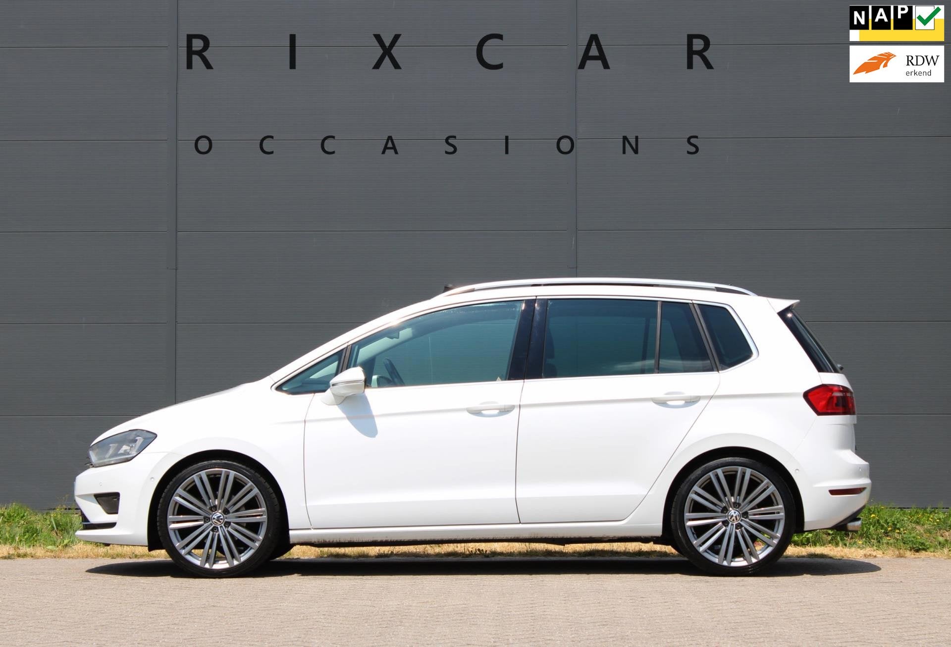 Volkswagen Golf Sportsvan 1.2 TSI Highline DSG Panodak Leder, Gebruikt, 4 cilinders, Wit, Bedrijf