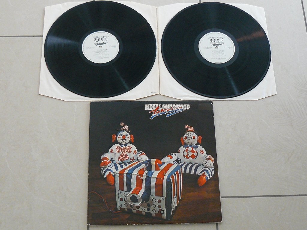 2 LP Neerlands Hoop Interieur Freek de Jonge Bram Vermeulen, Verzenden, Gebruikt, 12 inch, Levenslied of Smartlap