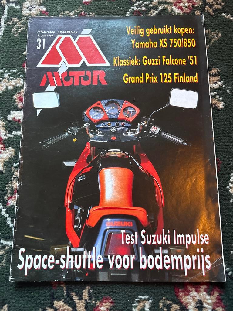 Motor Magazine 31 juli 1987 - Suzuki Impulse Test, Ophalen of Verzenden, Gelezen, Algemeen
