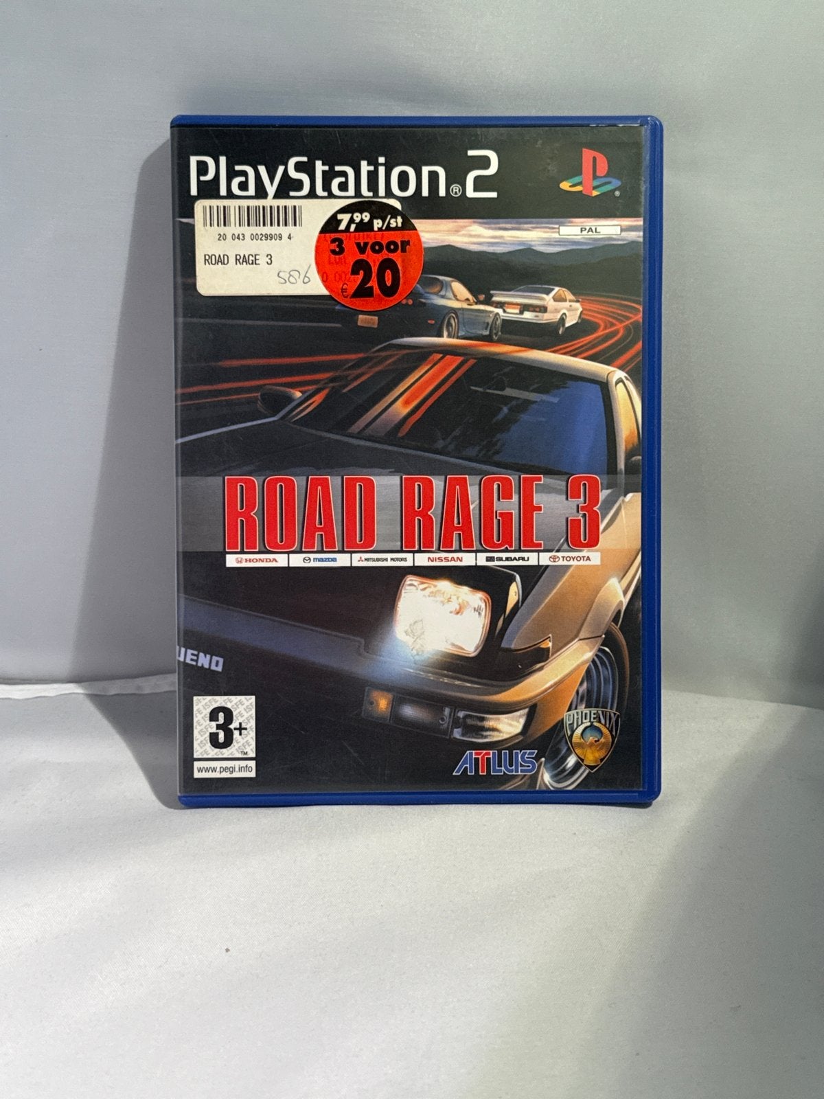 Road Rage 3 - PlayStation 2, Spelcomputers en Games, Gebruikt, 1 speler, Racen en Vliegen, Ophalen of Verzenden
