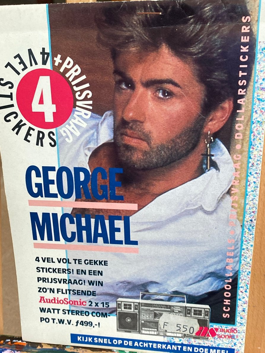 Stickerboek 27 st. George Michael, Ophalen, Nieuw, Overige typen