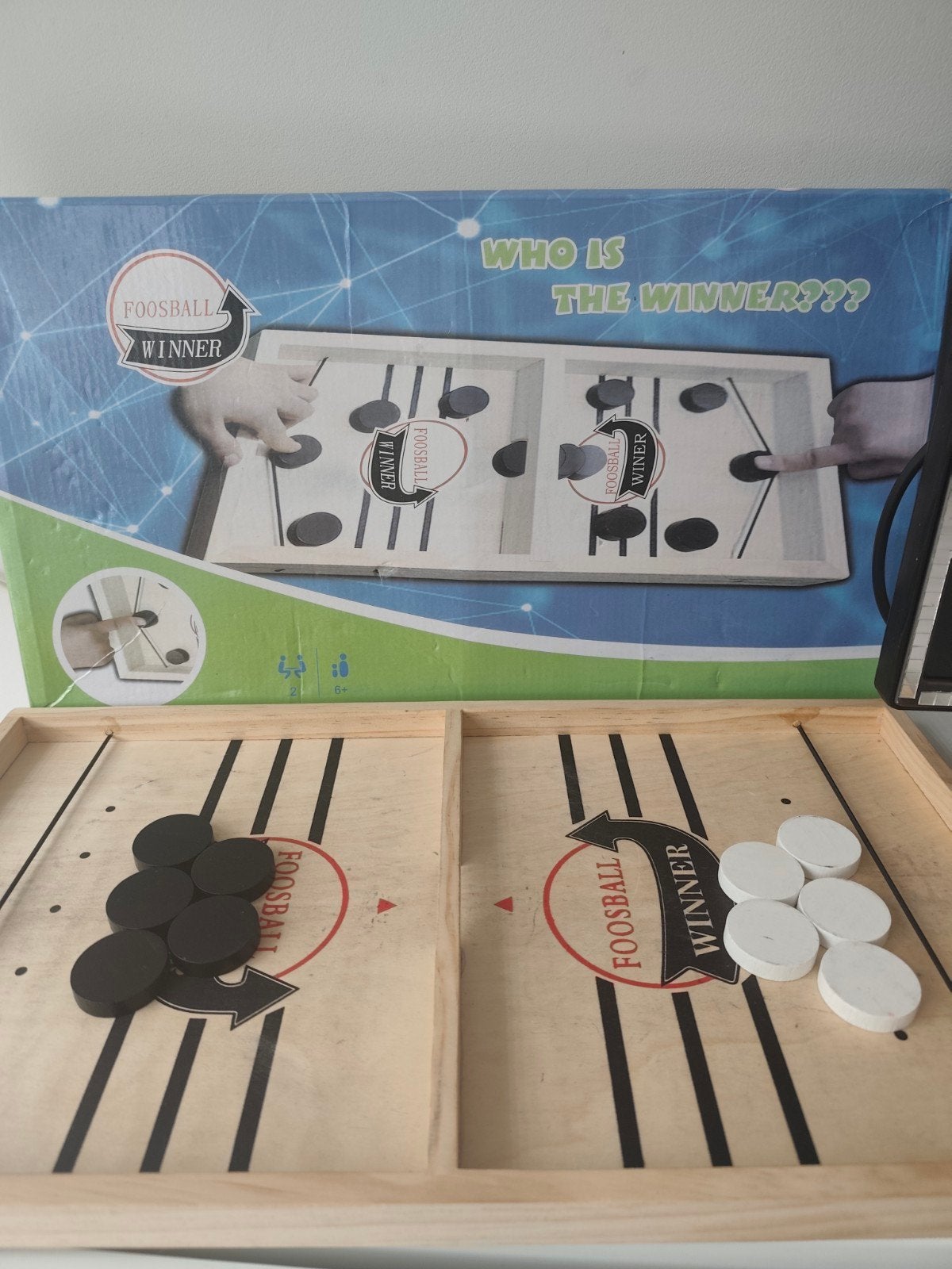Bordspellen fossball Winner, Ophalen, Clearstamp
