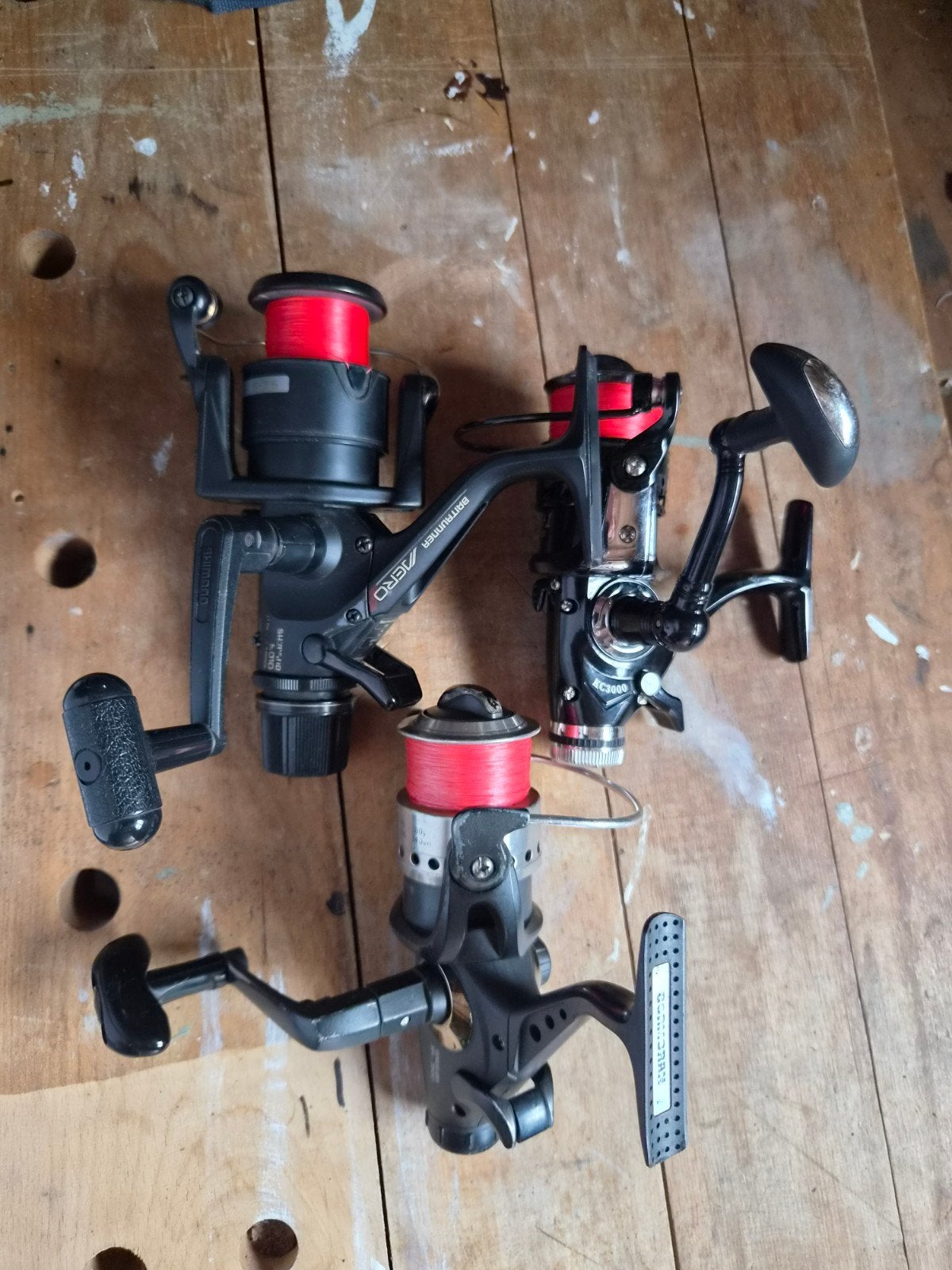 drie molens zijn gebruikt maar wel goed genoeg vooe vissen, Watersport en Boten, Ophalen of Verzenden