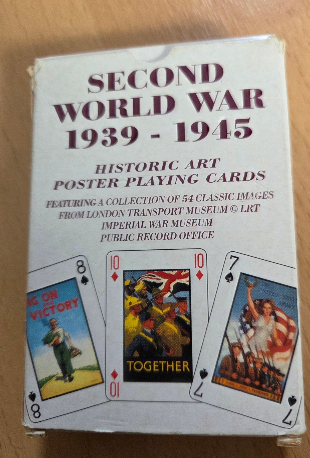 Speelkaarten Tweede Wereldoorlog 1939-1945, Verzamelen, Ophalen of Verzenden, Zo goed als nieuw, Speelkaart(en)