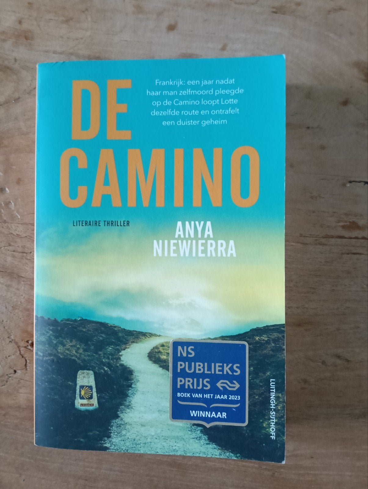 De Camino - Anya Niewierra (NS Publieksprijs Winnaar), Boeken, Ophalen of Verzenden, Zo goed als nieuw, Anya Niewierra, Nederland