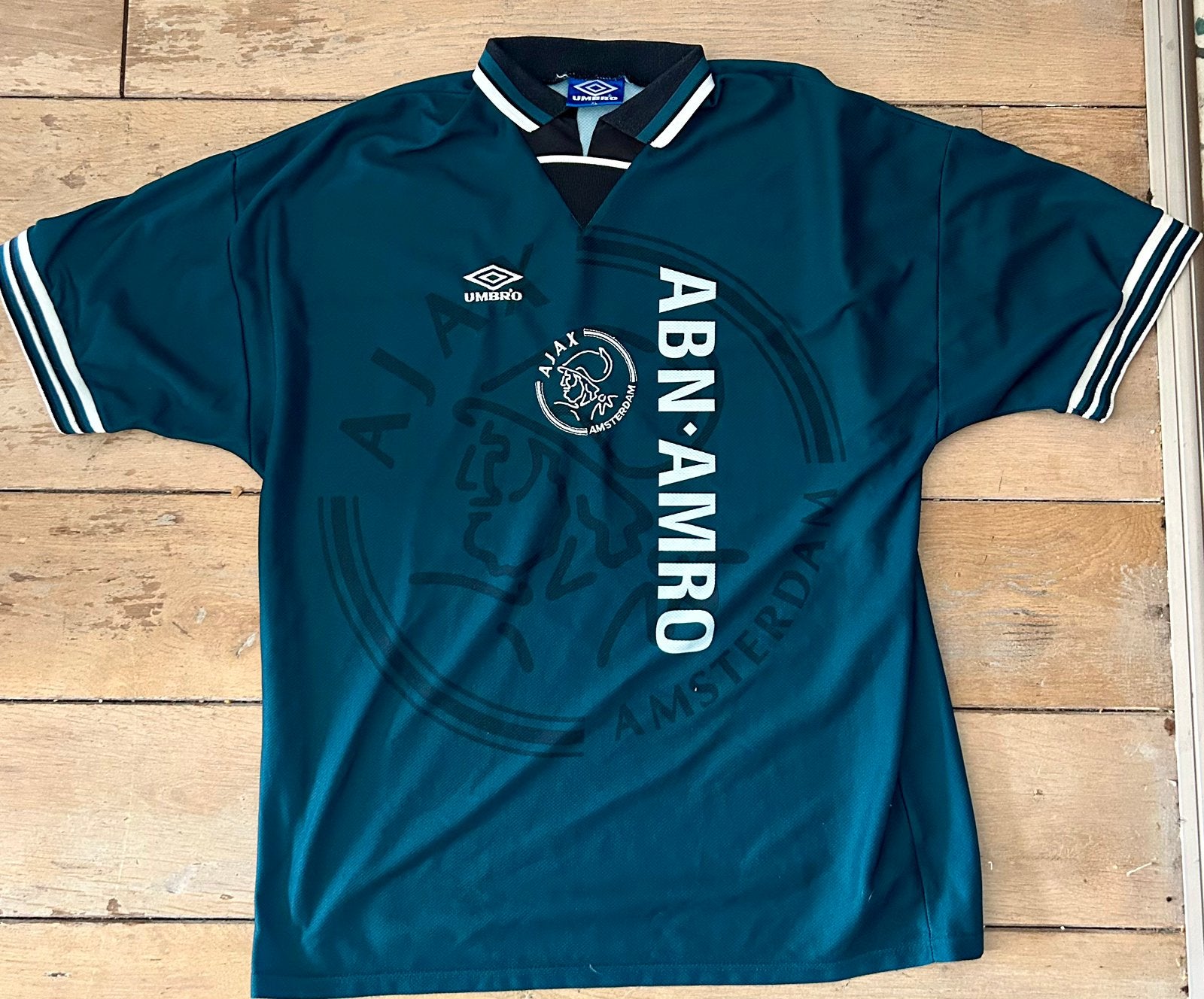 Ajax uitshirt 1995/1996 maat XL, Maat XL, Ophalen of Verzenden, Zo goed als nieuw, Shirt
