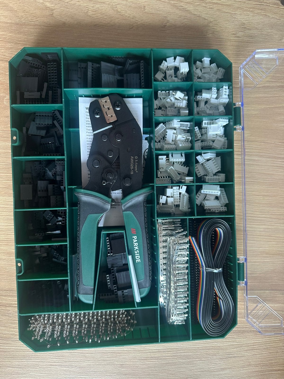 PARKSIDE Crimping Pliers Set – 2012-delig, Doe-het-zelf en Verbouw, Ophalen of Verzenden, Zo goed als nieuw