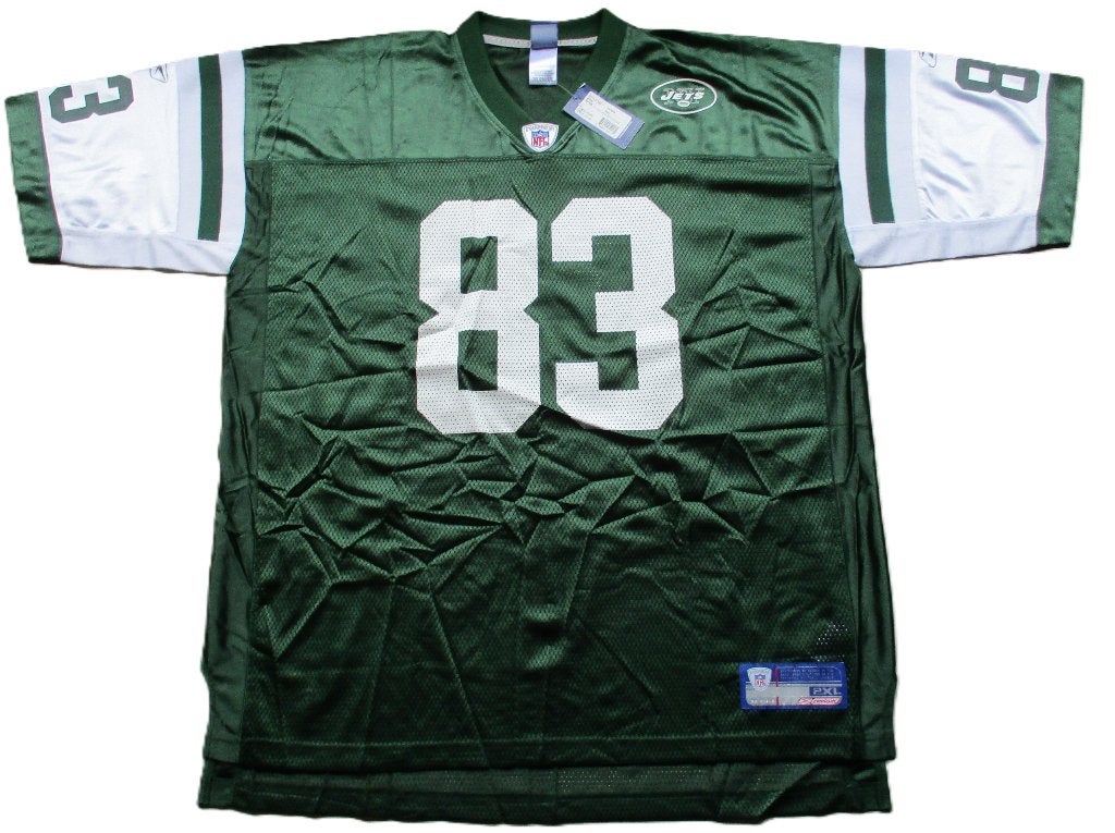 New york jets moss no: 83 reebok nfl vintage  jersey, Info@taurusvintage.nl, Nieuw, Ophalen of Verzenden, Weg en land