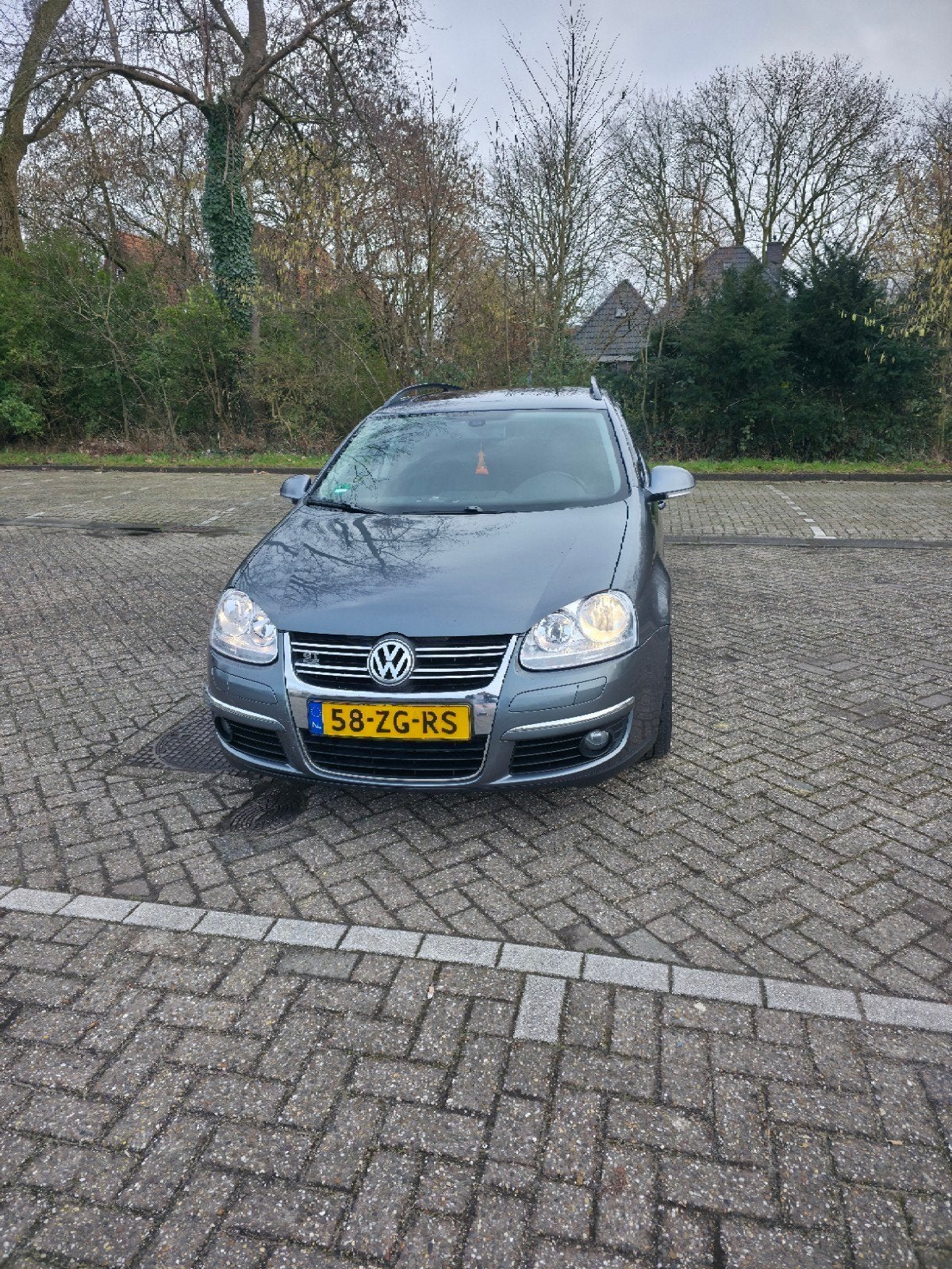 Volkswagen Golf 2.0 TDI 103KW Variant 2008 Grijs, Auto's, Voorwielaandrijving, 4 cilinders, Stationwagon, Grijs