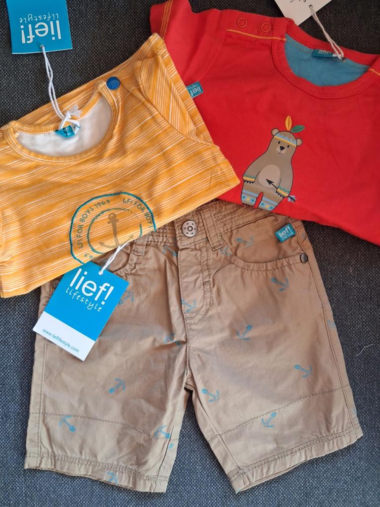 Lief! Lifestyle Setje Maat 68 - Nieuw met kaartjes, Kinderen en Baby's, Babykleding | Maat 68, Ophalen of Verzenden