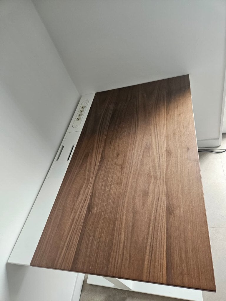 IKEA Mittzon bureablad en insteekmodule 120 x 80, Ophalen, Gebruikt, 120 cm, Scandinavisch