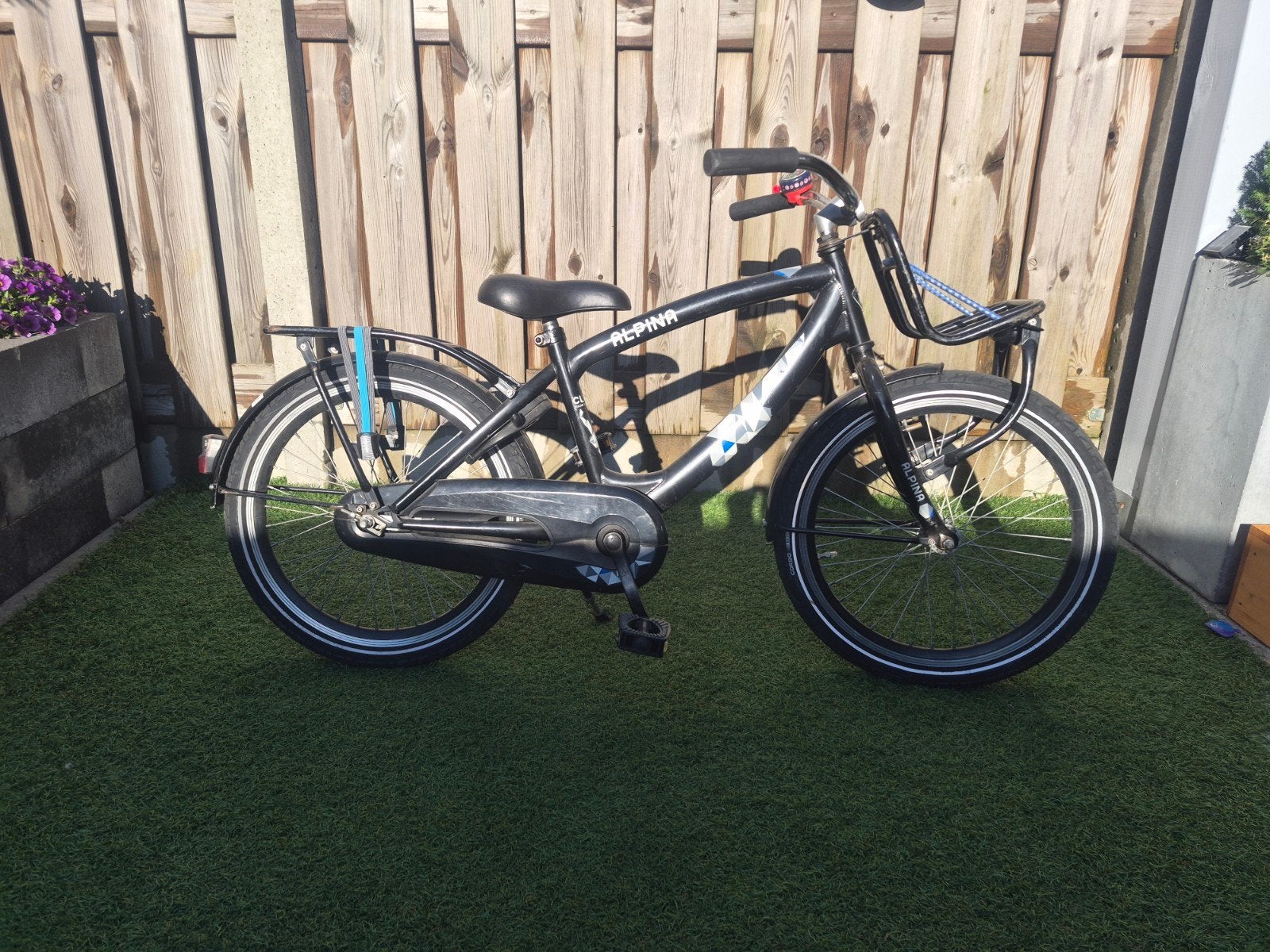 Alpina fiets 20 inch - Stoere kinderfiets, Fietsen en Brommers, Fietsen | Kinderfietsjes, Ophalen, Gebruikt, Alpina, Terugtraprem