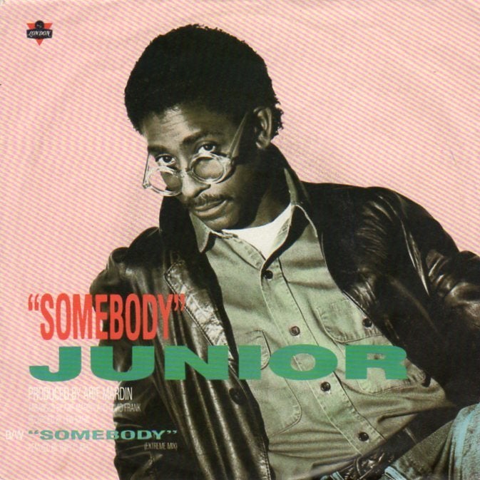 VERKOCHT Junior : Somebody (1984), Gebruikt, Fotohoes, 7 inch, Ophalen of Verzenden
