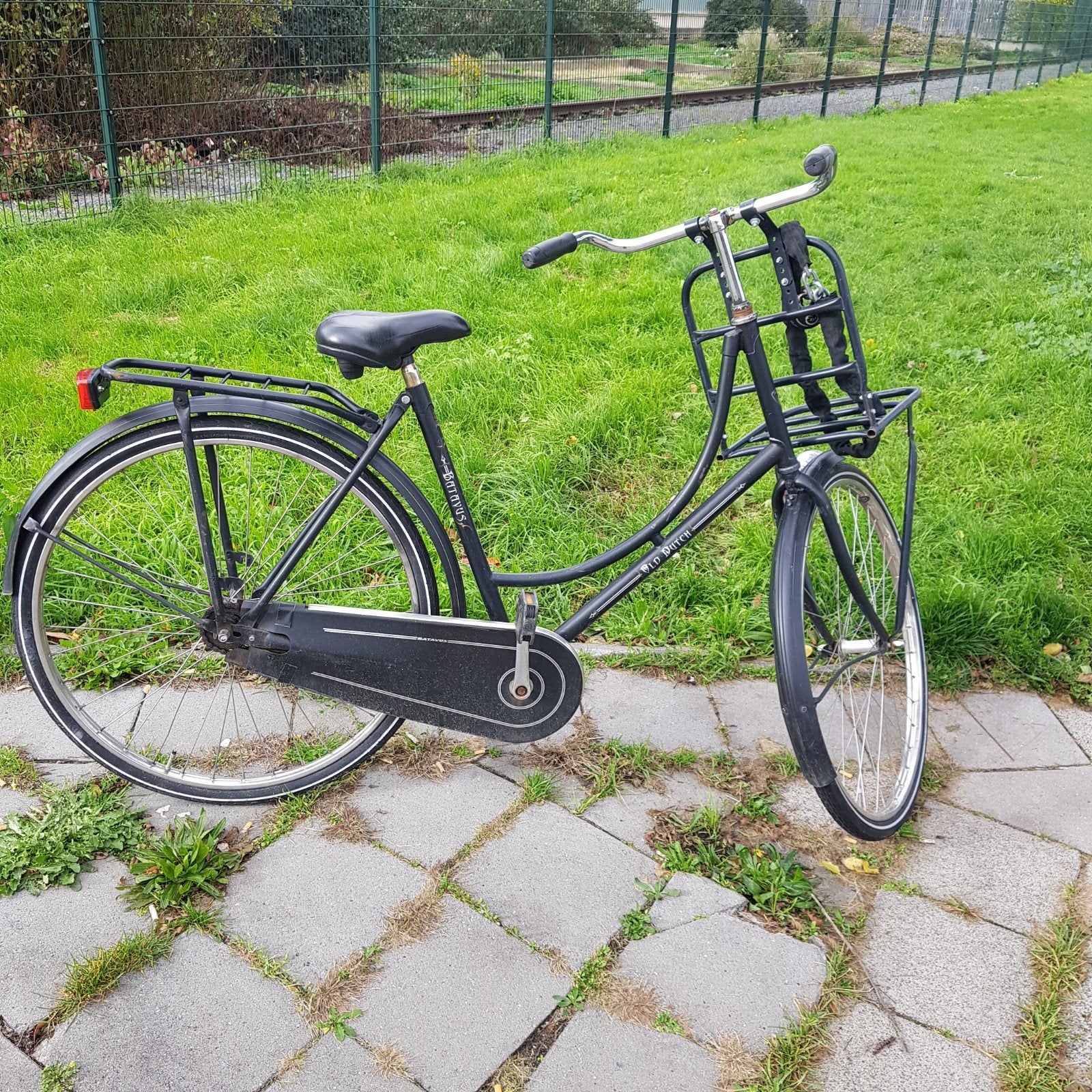 Batavus oma fiets met kettingslot + 2 sl., Fietsen en Brommers, 53 tot 56 cm, Ophalen, Gebruikt