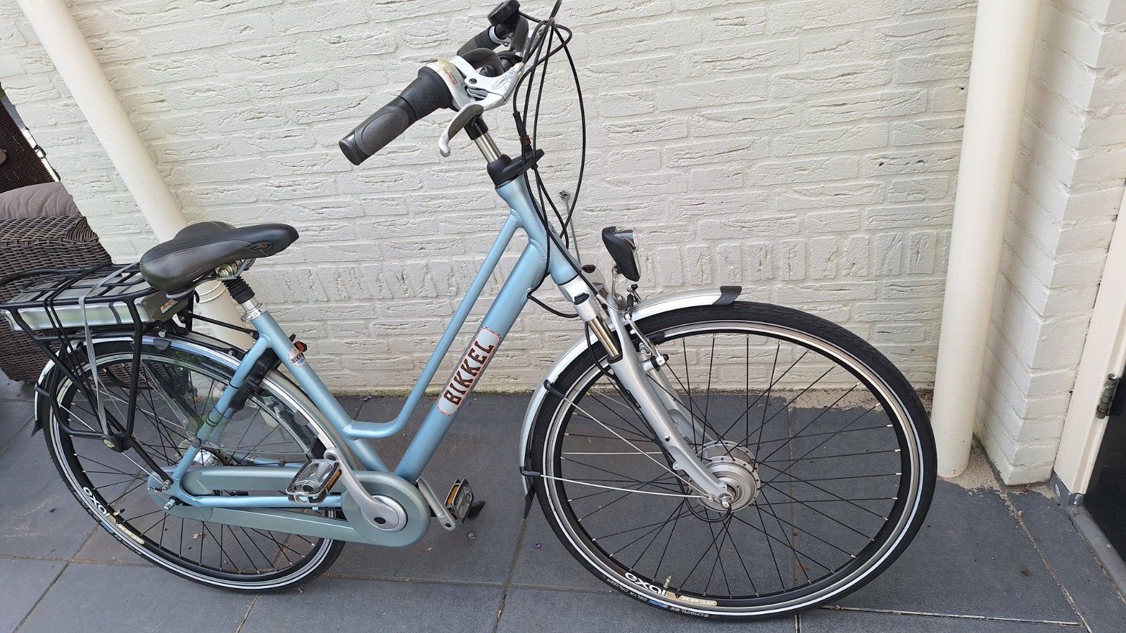 Bikkel ibee Base E-bike - Iced Blue Mat - Z.G.A.N., Fietsen en Brommers, Ophalen, Nieuw, 50 km per accu of meer