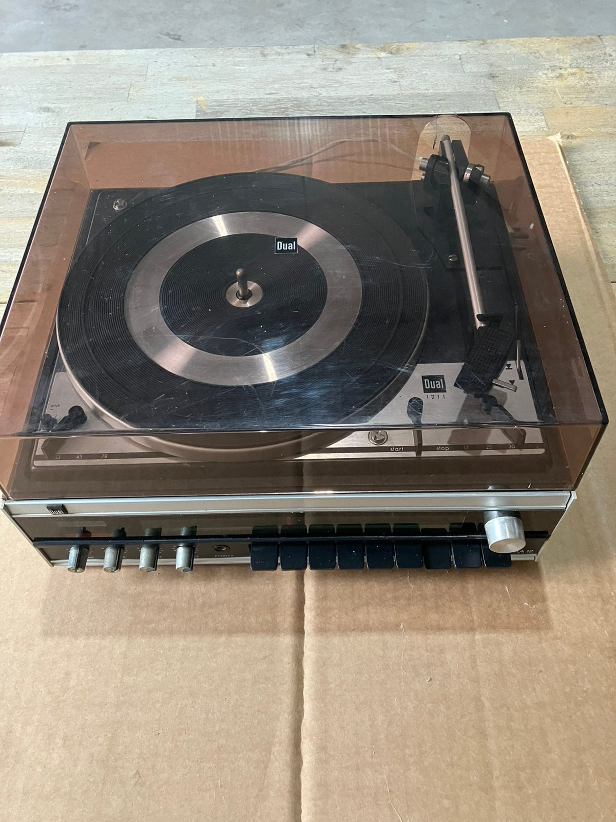 Dual K 12 platenspeler, defect, Ophalen, Niet werkend, Platenspeler, Dual