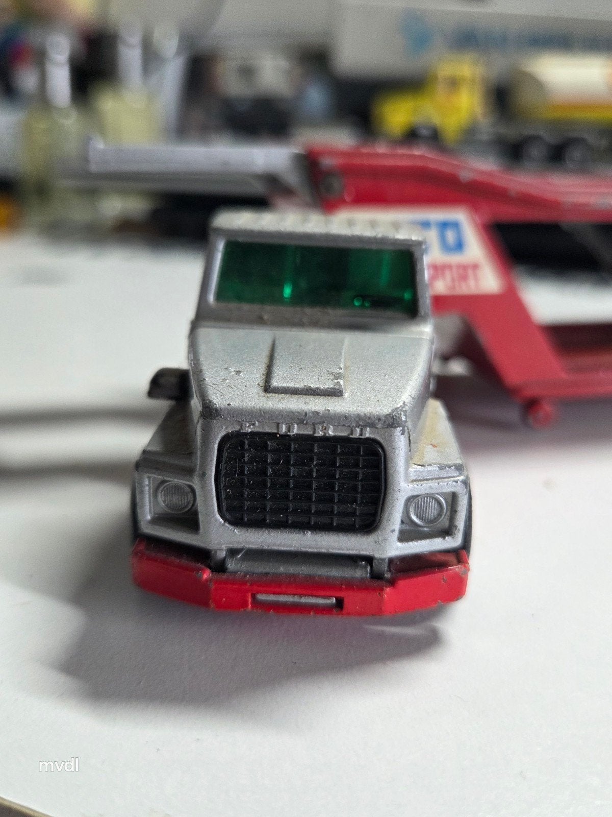 Matchbox Super Kings K-10 Car Transporter & K-16/18 Ford LTS, Ophalen of Verzenden, Gebruikt