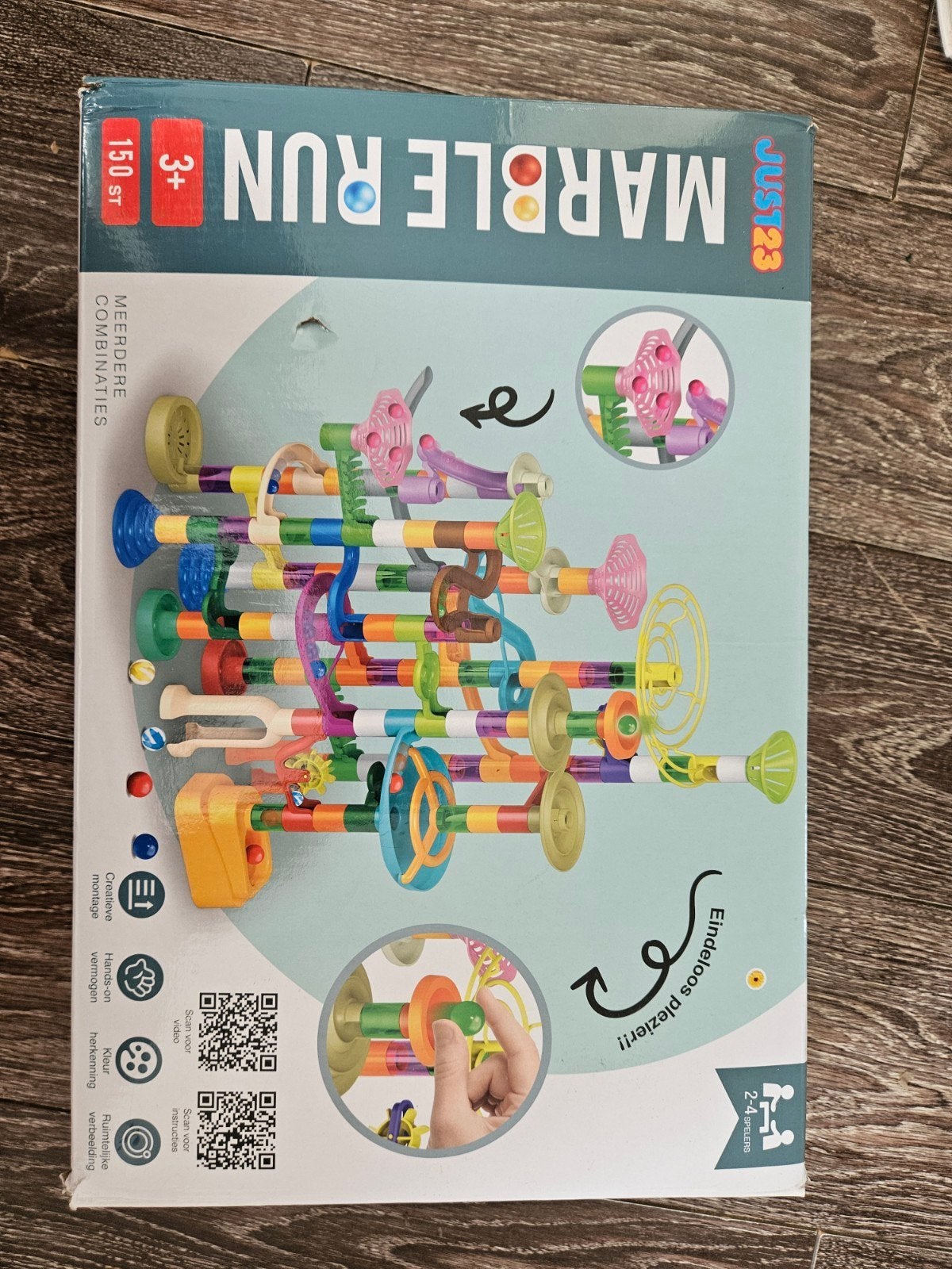 Grote Knikkerbaan Set - Marble Run 150 Stuks, Ophalen, Zo goed als nieuw, Jongen of Meisje