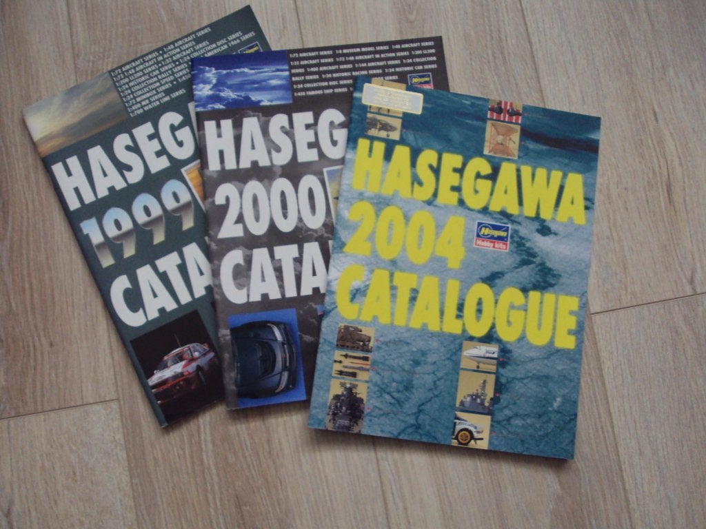 3 Hasegawa katalogussen, Hasegawa, Nieuw, Ophalen of Verzenden, Groter dan 1:72