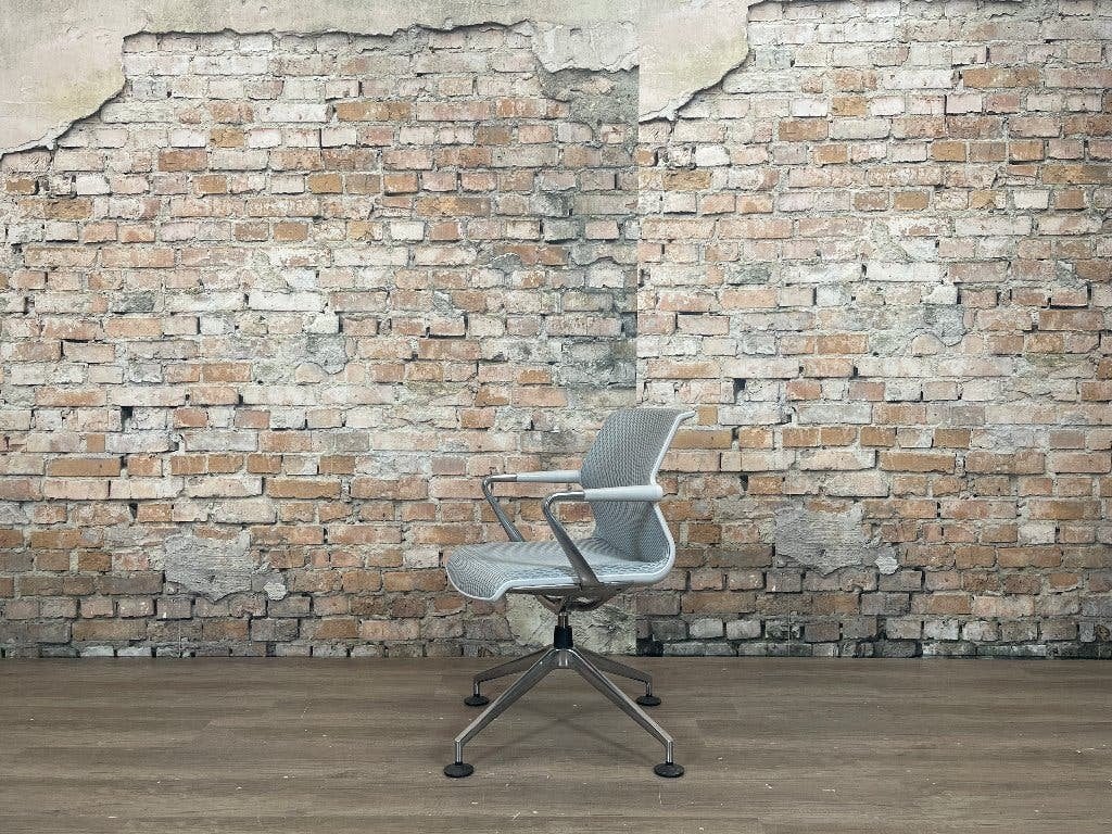 Vitra Unix Chair – Wit stof | Antonio Citterio, Ophalen, Zo goed als nieuw, Wit, Bureaustoel