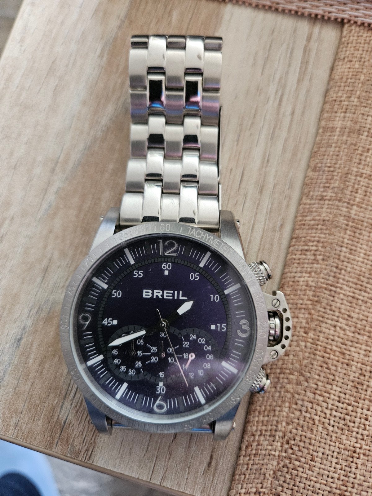 Breil herenhorloge met stalen band, Ophalen of Verzenden