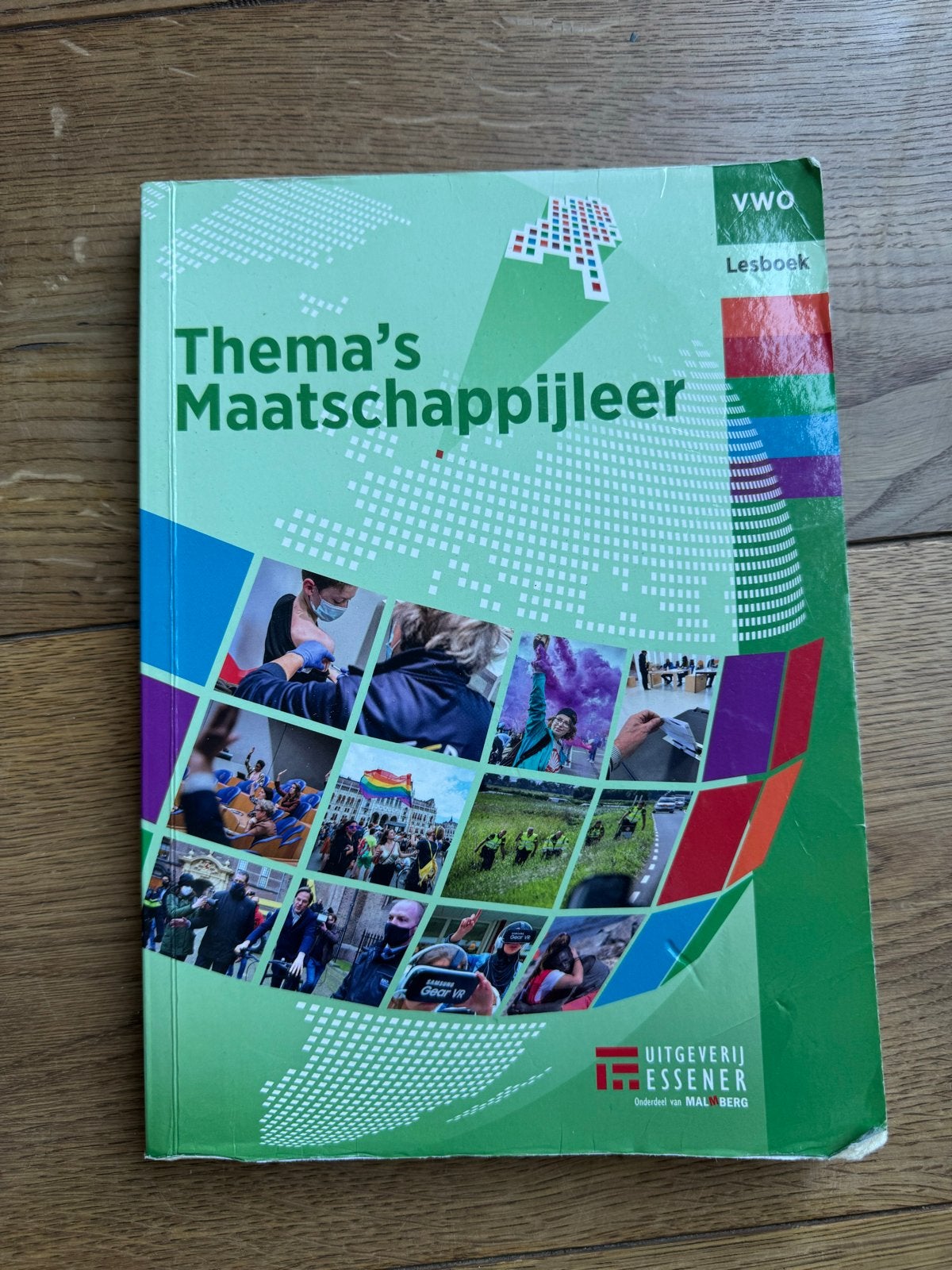 Thema's Maatschappijleer VWO Lesboek - Essener (Malmberg), Ophalen of Verzenden, Gamma, Zo goed als nieuw, Overige niveaus
