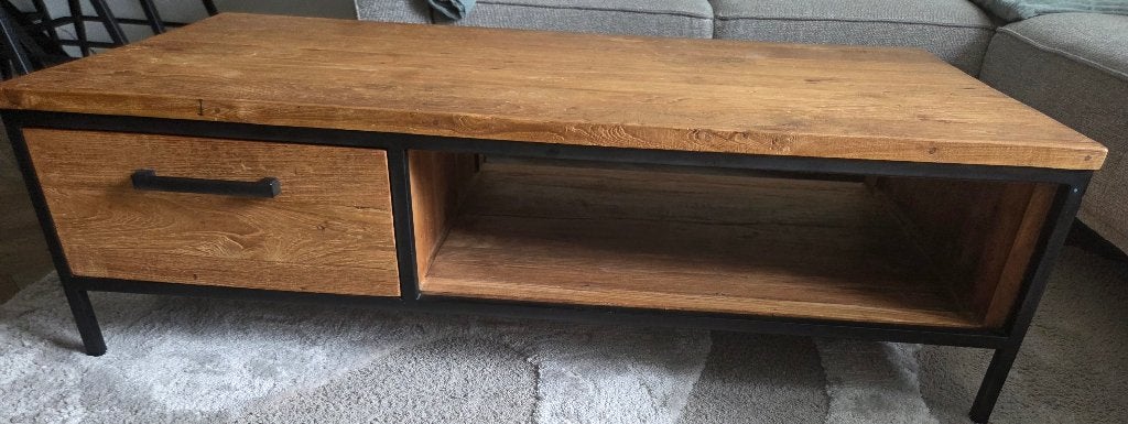 Salon tafel Romaro, Ophalen, Gebruikt, 100 tot 150 cm, 50 tot 100 cm