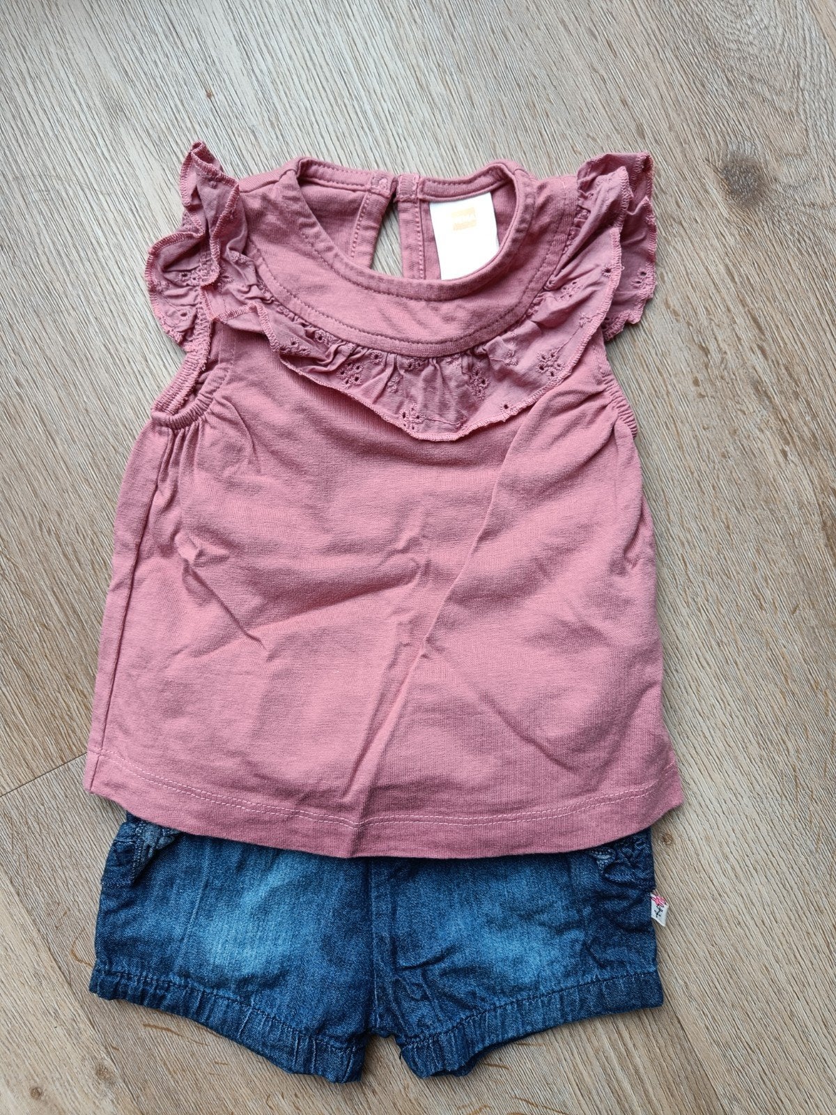 Setje babykleding van Hema maat 62., Kinderen en Baby's, Babykleding | Maat 62, Ophalen of Verzenden, Zo goed als nieuw, Meisje