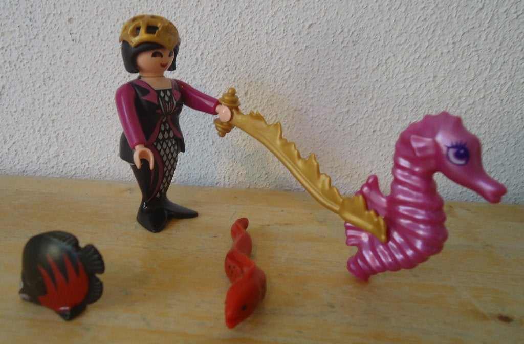 Mooie Magische zeemeermin koningin zee set Playmobil 4816, Complete set, Ophalen of Verzenden, Zo goed als nieuw, Princess