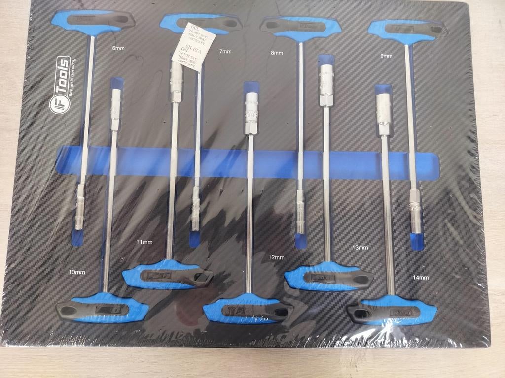 T-Greep Dopsleutel Foam inlay voor Gereedschapswagen-9 delig, Ophalen, Nieuw