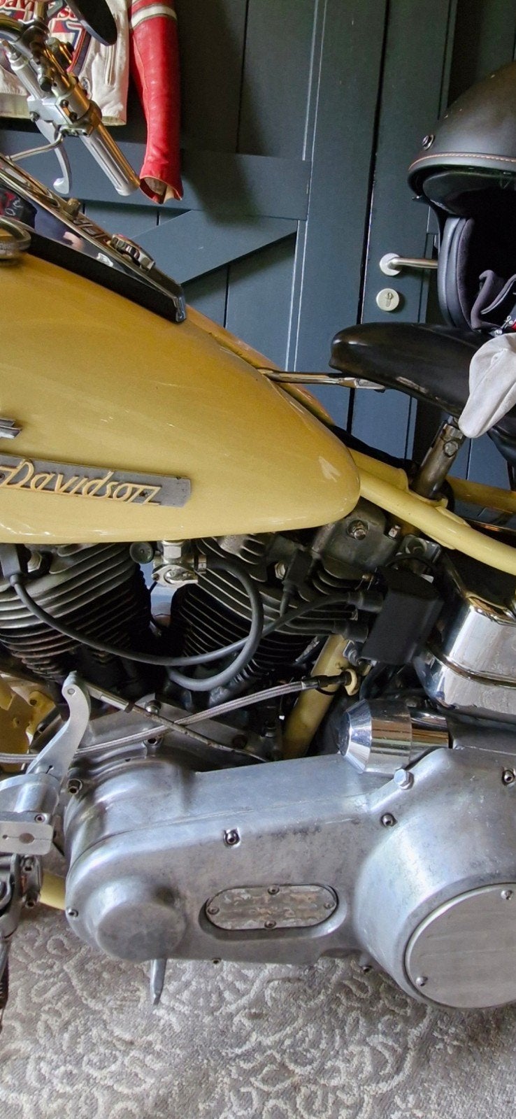 1982 flh project,shovelhead, Ophalen