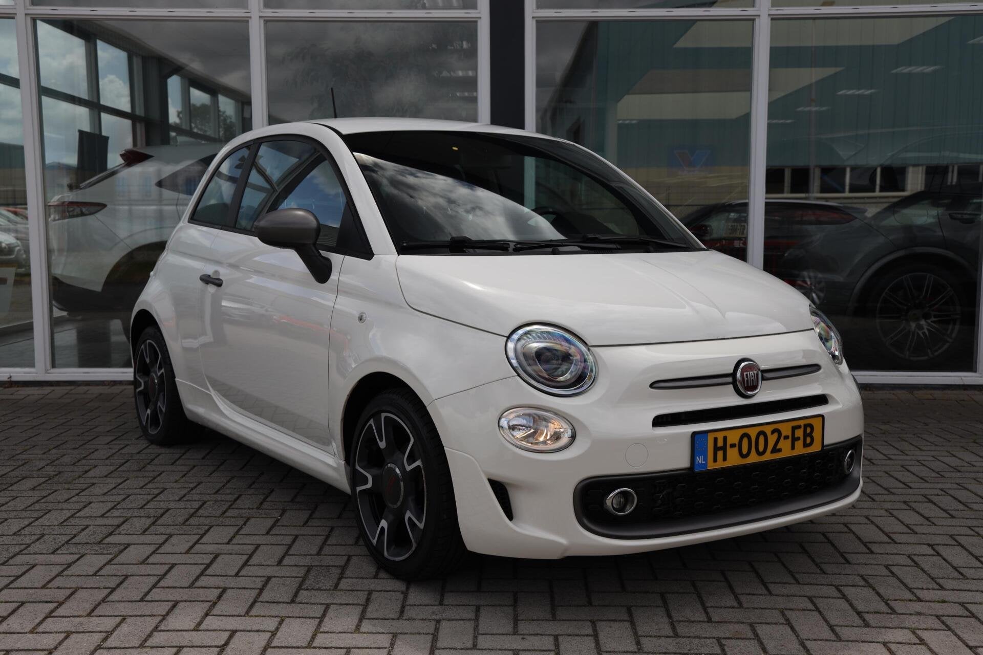 Fiat 500 0.9 TwinAir Turbo Sport|Cruise control|Navi|Parkeer, Euro 6, Wit, Origineel Nederlands, Bedrijf