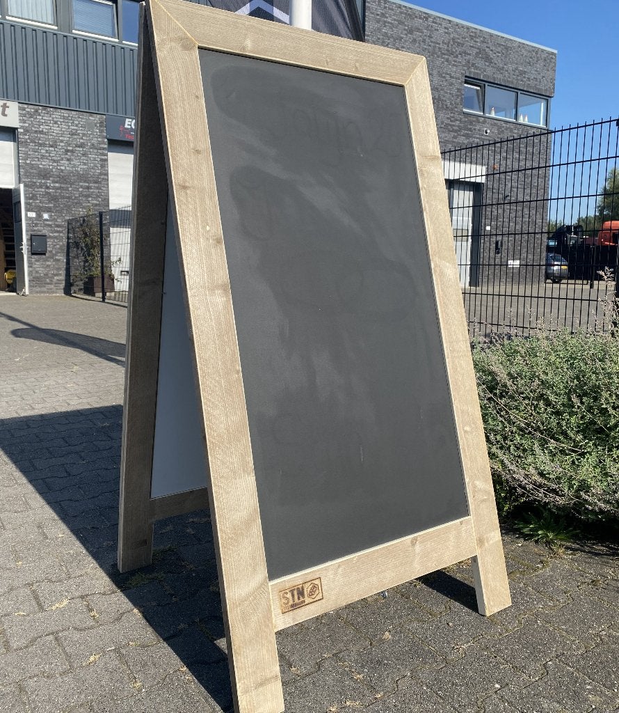 Krijt stoepbord - New steiger, Ophalen of Verzenden, Nieuw, Reclamebord