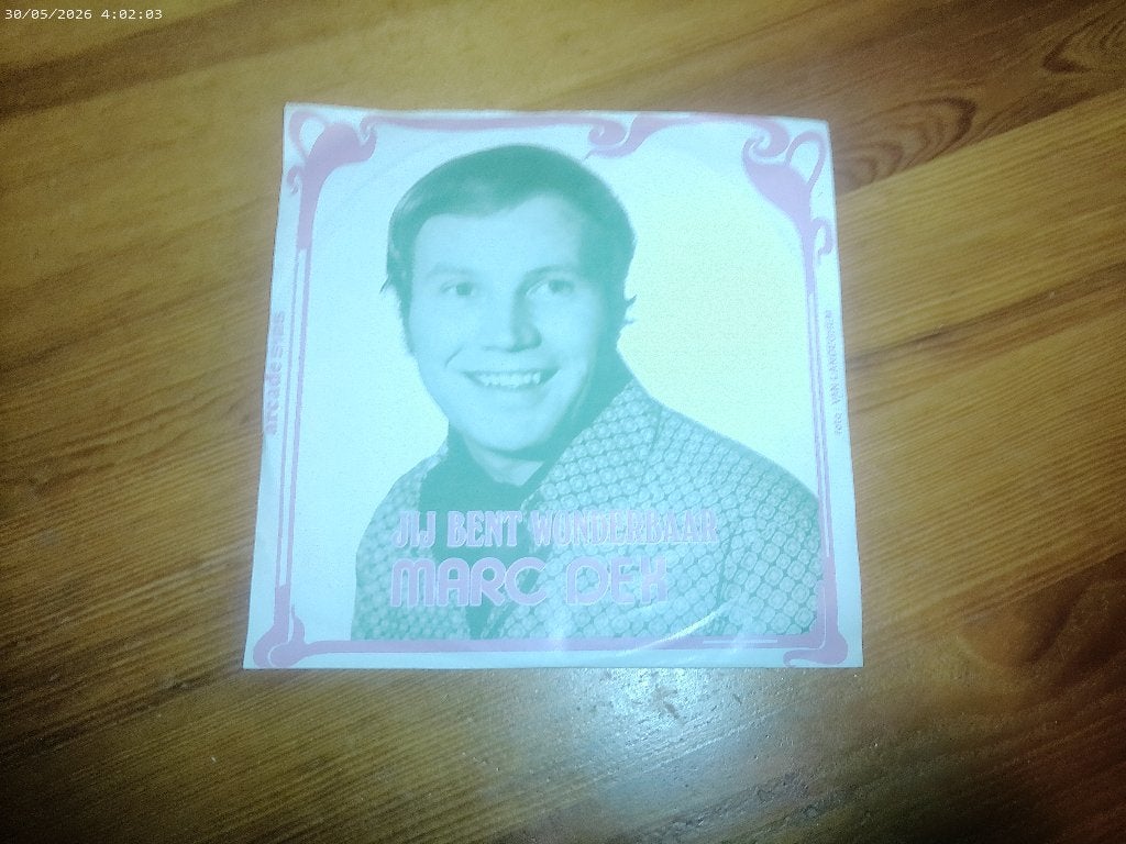 Marc Dex - jij bent Wonderbaar / Liefde maakt alles goed, Fotohoes, Ophalen of Verzenden, Gebruikt, Nederlandstalig
