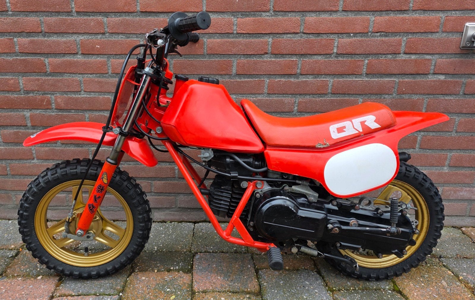 Honda Qr 50 bj1991  Pw50  inclusief cross kleding, Ophalen, Honda, Gebruikt, Overige typen