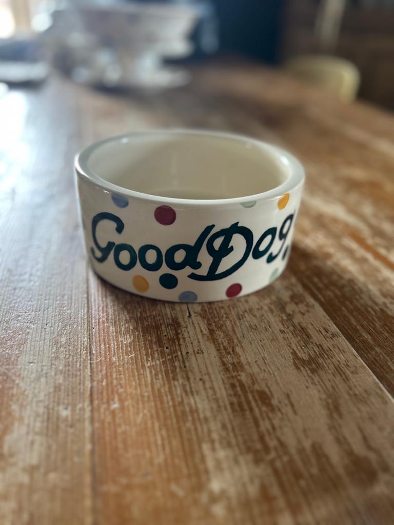 Hondenbak van Emma Bridgewater met polkadot design, Dieren en Toebehoren, Ophalen, Nieuw